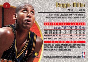 1997-98 Bowman's Best - Refractors #9 Reggie Miller Back
