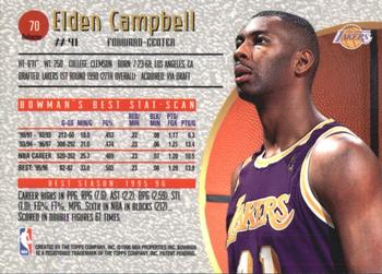 1997-98 Bowman's Best - Refractors #70 Elden Campbell Back