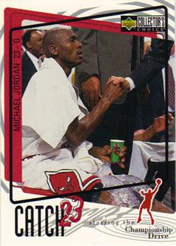 1997-98 Collector's Choice - Catch 23 3x5 #C4 Michael Jordan Front