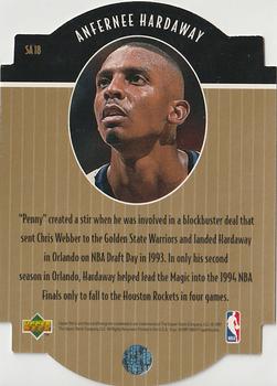 1997-98 Collector's Choice - Star Attractions Gold #SA18 Anfernee Hardaway Back
