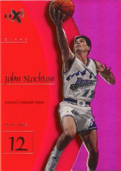 1997-98 E-X2001 - Essential Credentials Future #27 John Stockton Front