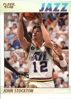 1997-98 Fleer - Decade of Excellence Rare Traditions #11 John Stockton Front