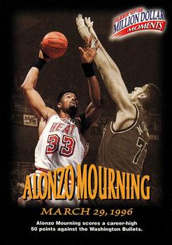 1997-98 Fleer - Million Dollar Moments #18 Alonzo Mourning Front