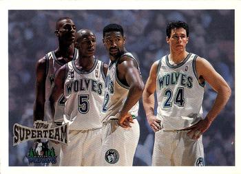 1996-97 Topps - Super Teams #NNO Minnesota T'wolves Front