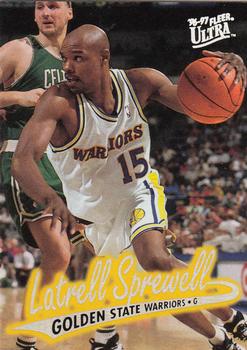 1996-97 Ultra #38 Latrell Sprewell Front