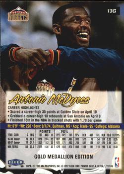 1997-98 Ultra - Gold Medallion #13G Antonio McDyess Back