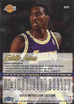 1997-98 Ultra - Gold Medallion #35G Eddie Jones Back