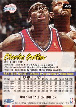 1997-98 Ultra - Gold Medallion #44G Charles Outlaw Back