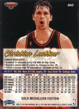 1997-98 Ultra - Gold Medallion #66G Christian Laettner Back