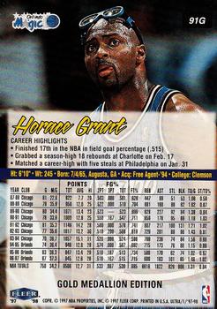 1997-98 Ultra - Gold Medallion #91G Horace Grant Back