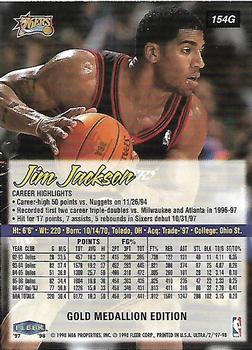 1997-98 Ultra - Gold Medallion #154G Jim Jackson Back