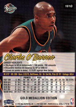 1997-98 Ultra - Gold Medallion #161G Charles O'Bannon Back