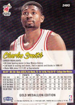 1997-98 Ultra - Gold Medallion #248G Charles Smith Back
