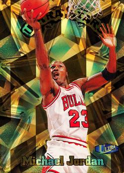 1997-98 Ultra - Ultra Stars Gold #1 US Michael Jordan Front