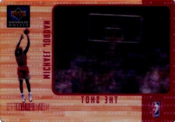 1997-98 Upper Deck Diamond Vision - Jordan Highlight Reels #1 Michael Jordan Back