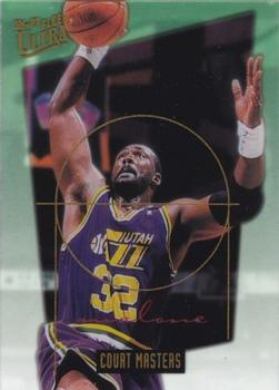 1996-97 Ultra - Court Masters #3 Karl Malone Front