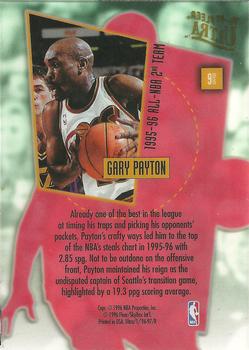 1996-97 Ultra - Court Masters #9 Gary Payton Back