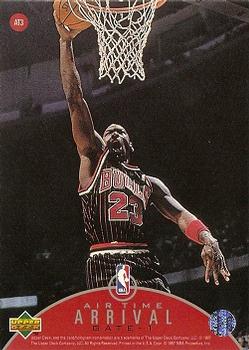 1997-98 Upper Deck - Jordan Air Time #AT3 Michael Jordan Back