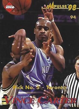 1998 Collector's Edge Impulse - Thick #94 Vince Carter / Tracy McGrady Front
