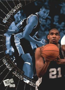 1998 Press Pass - Real Deal Rookies #R1 Tim Duncan Front