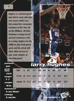1998 Press Pass Double Threat - Alley-Oop #7 Larry Hughes Back