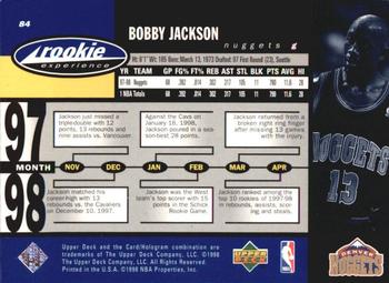 1998 Upper Deck Hardcourt - Home Court Advantage #84 Bobby Jackson Back