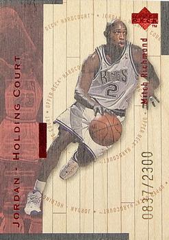 1998 Upper Deck Hardcourt - Jordan Holding Court Red #J23 Mitch Richmond / Michael Jordan Front
