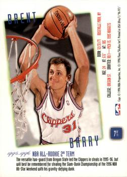 1996-97 Ultra - Rookie Flashback #7 Brent Barry Back