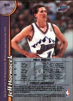 1998-99 Finest - No Protector #55 Jeff Hornacek Back