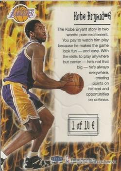 1998-99 Fleer Tradition - Electrifying #1E Kobe Bryant Back