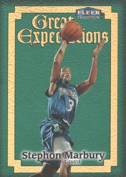 1998-99 Fleer Tradition - Great Expectations #8 GE Stephon Marbury Front