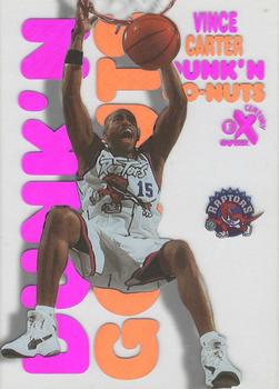 1998-99 SkyBox E-X Century - Dunk'N Go-Nuts #12DG Vince Carter Front