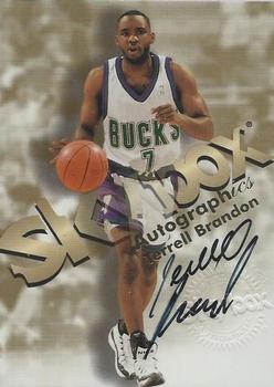 1998-99 SkyBox Premium - Autographics #NNO Terrell Brandon Front