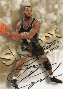 1998-99 SkyBox Premium - Autographics #NNO George Lynch Front