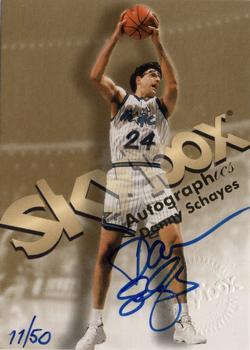 1998-99 SkyBox Premium - Autographics Blue #NNO Danny Schayes Front