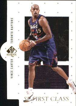 1998-99 SP Authentic - First Class #FC27 Vince Carter Front