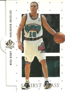 1998-99 SP Authentic - First Class #FC29 Mike Bibby Front