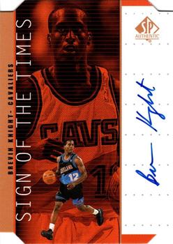 1998-99 SP Authentic - Sign of the Times Bronze #BK Brevin Knight Front