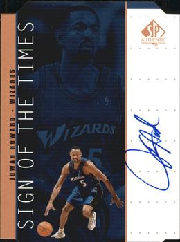 1998-99 SP Authentic - Sign of the Times Bronze #HW Juwan Howard Front