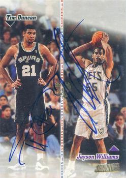 1998-99 Stadium Club - Co-Signers #CO18 Tim Duncan / Jayson Williams Front