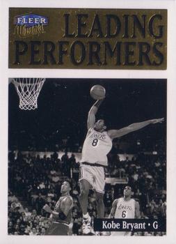 1998-99 Ultra - Leading Performers #3 Kobe Bryant Front