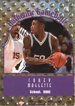 1999 Collector's Edge Rookie Rage - Authentic Gameball #CM Corey Maggette Back