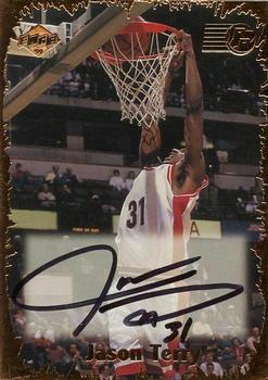 1999 Collector's Edge Rookie Rage - Pro Signatures Black Ink #RR-41 Jason Terry Front