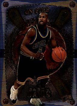 1999 Press Pass - On Fire #OF3 Baron Davis Front