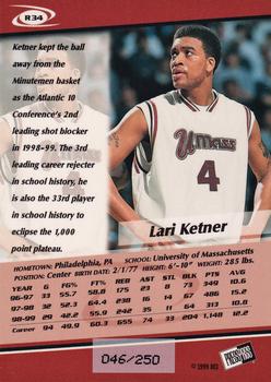 1999 Press Pass - Reflectors #R34 Lari Ketner Back