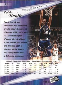 1999 Press Pass SE - Alley Oop #27 Calvin Booth Back