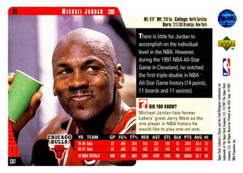 1997-98 Collector's Choice #23 Michael Jordan Back