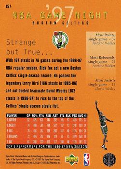 1997-98 Collector's Choice #157 Boston Celtics Back