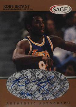 1999 SAGE - Autographs Bronze #A9 Kobe Bryant Front