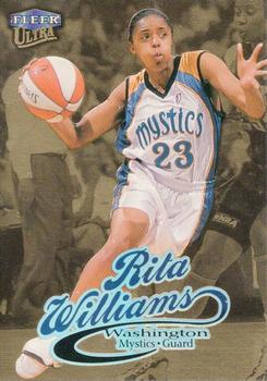 1999 Ultra WNBA - Gold Medallion #76G Rita Williams Front
